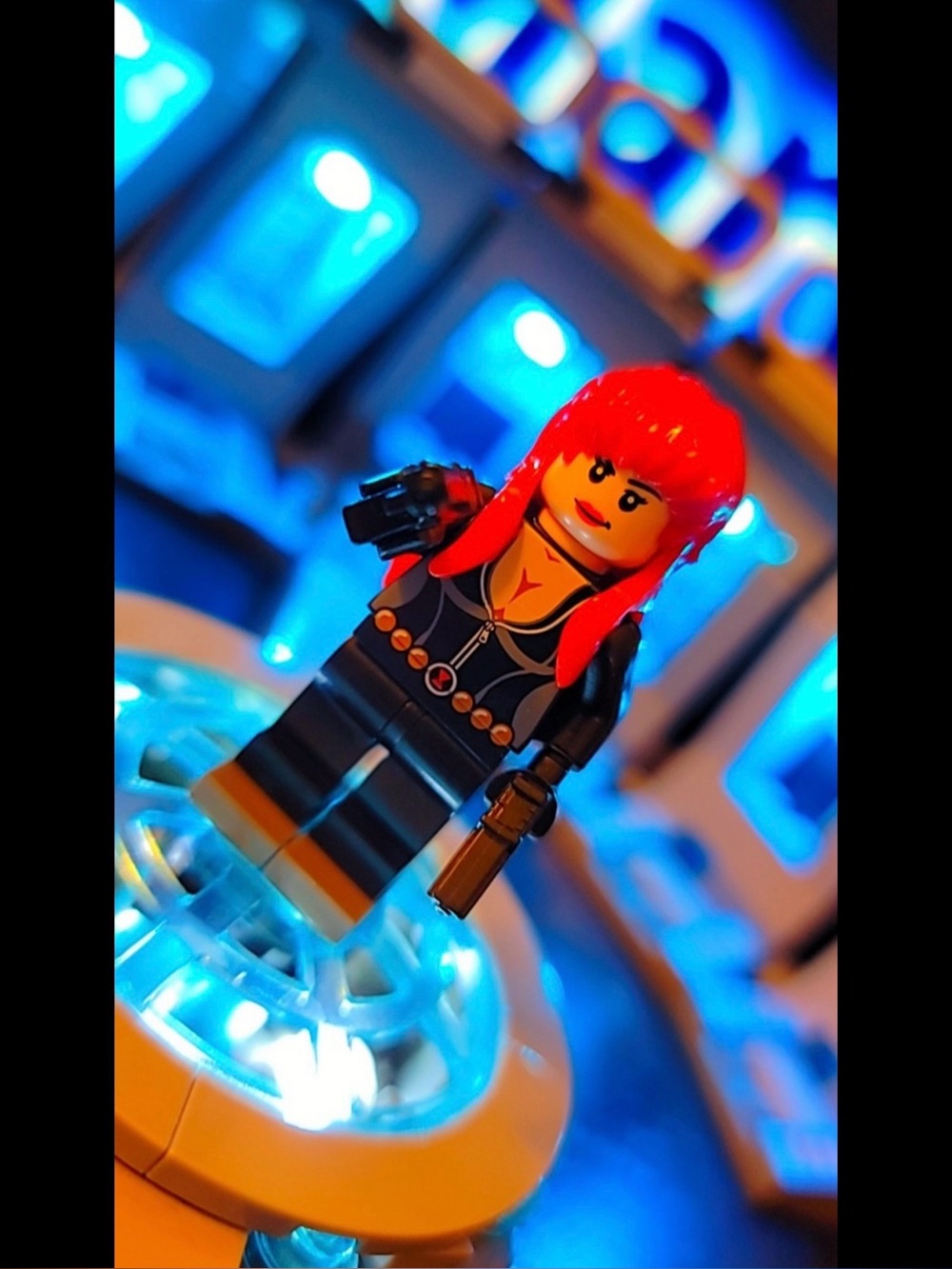 Black Widow Minifigure Lego Compatible